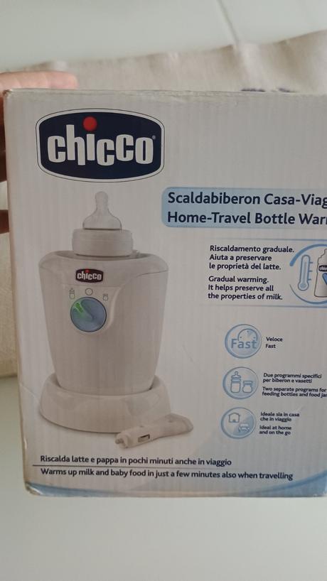 Ohrievač fliaš, chicco