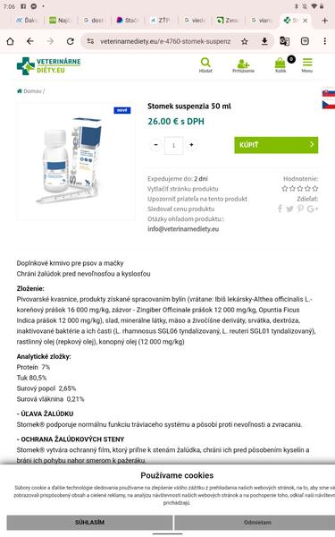 Ako skladovať sirup od veterinára?