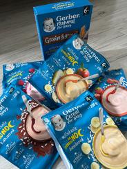 GERBER Cereal mliečna kaša jahodová na dobrú noc