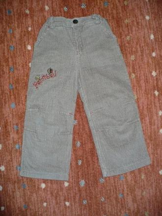 Zateplené podšité menžestráky, 98