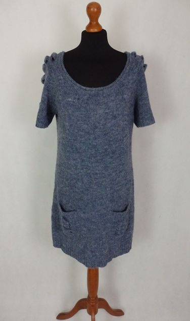 Kvalitné mohérové šaty, xl