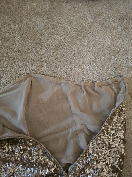 Zlatomedené šaty orsay s/m, orsay,s