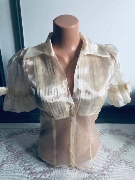 Bluzka s puff rukavmi, m