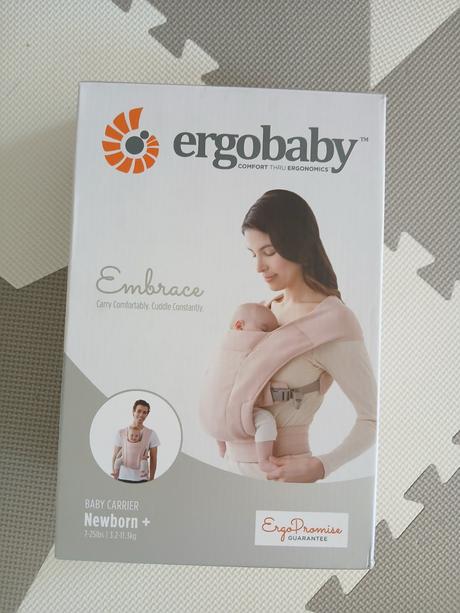 Nosič ergobaby embrace blush pink, ergo baby