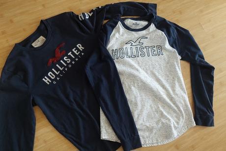 2x tričko hollister vel. s, hollister,s