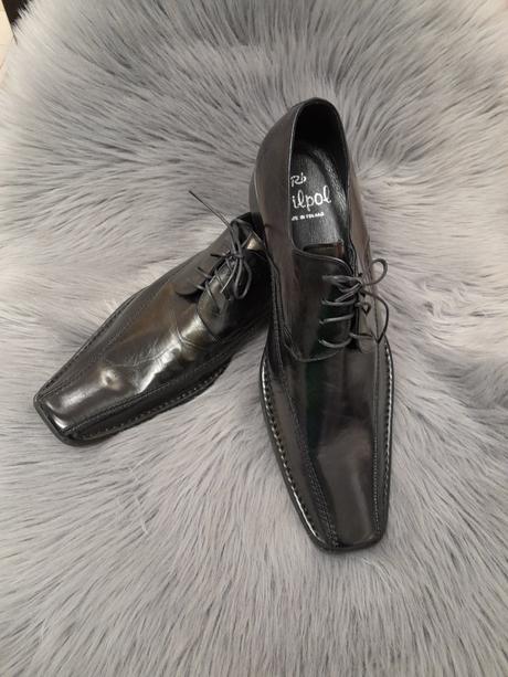 Pánske kožené topánky 8072 b, 46