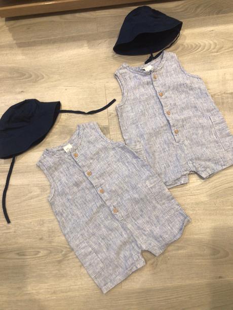 Chlapčenské vzdušné letné overály h&m, h&m,62