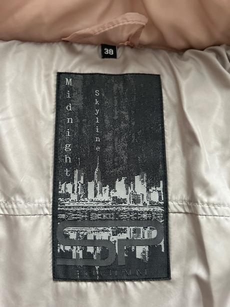 Kvalitná vetrovka sportalm 38 s pravou kožušinou, le coq sportif,m