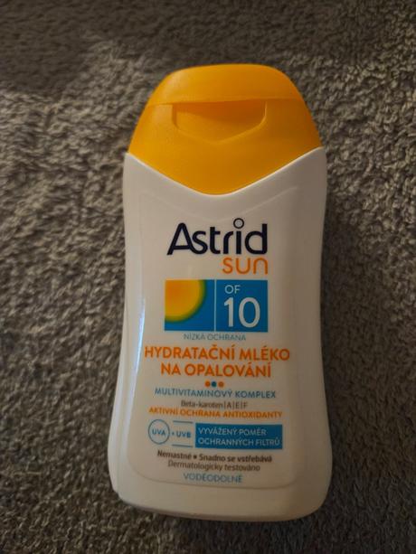 Hydratačné mlieko na opaľovanie, 