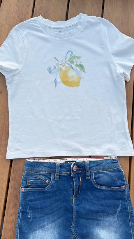 Citrón tricko 158/164, h&m,158