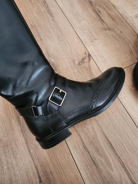 Jazdecké čižmy kožené, gino rossi,39