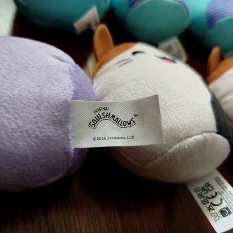 Zvieratká squishmallows - top stav,