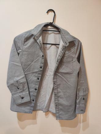 Kockovana košeľa, h&m,134