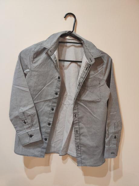 Kockovana košeľa, h&m,134
