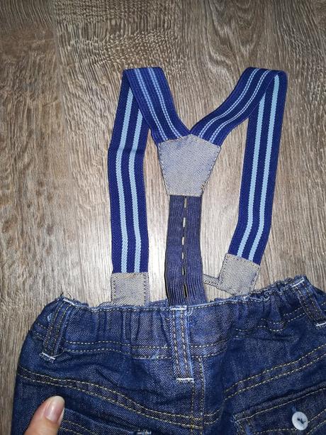 Riflové nohavice s trakmi, veľk. 86, 86