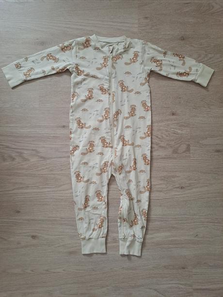 Lindex pyzamo / overal na spanie vydra / panda 92, lindex,92