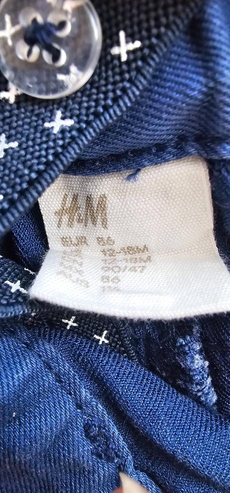 Kraťasy s odnímateľnými trakmi, h&m,86