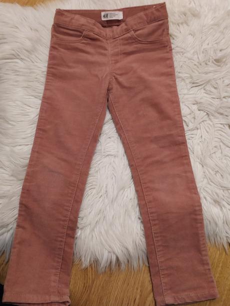 Teplé nohavice, h&m,104