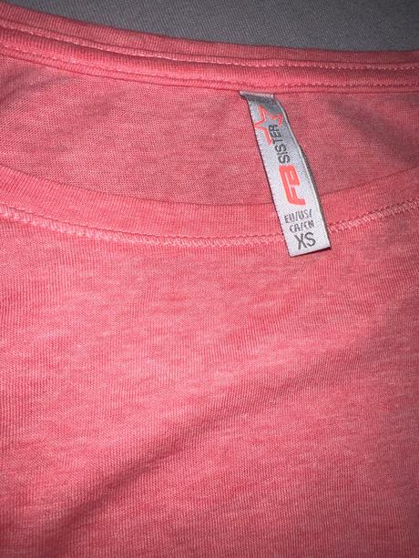 Crop top tricko, fishbone,xs