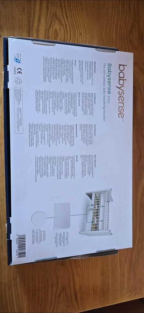 Monitor dychu babysense 2 pro biely, babysense