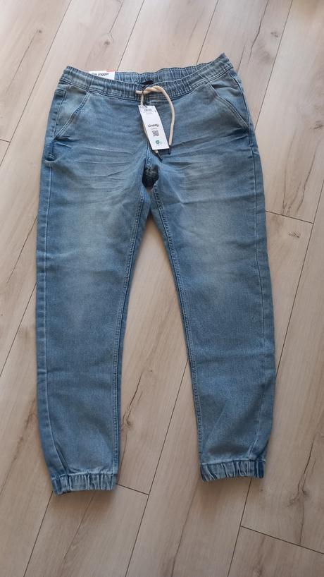 Pánske  slim jogger rifle nové, sinsay,34
