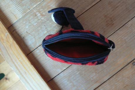 2 dievčenské peňaženky lienka, 