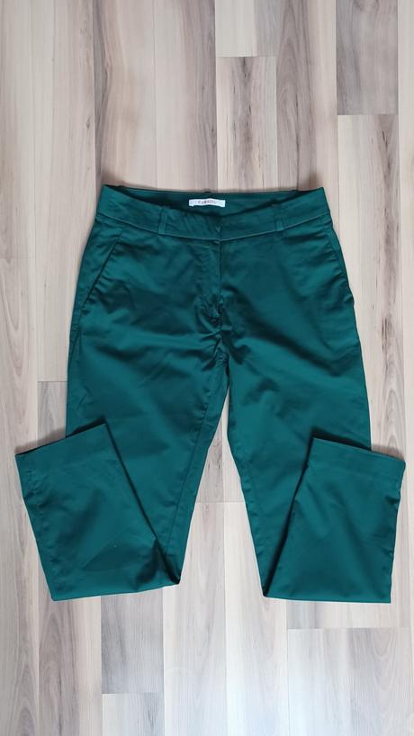 Zelené nohavice, camaieu,s