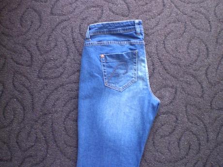 Tmavomodré rifle esmara vel.40/42 -ako nové, esmara,40