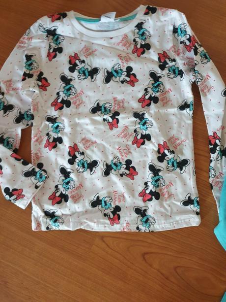 Minnie mouse pyzamko 128, disney,128