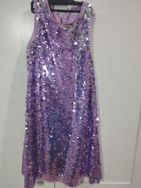 Flitrované šaty, h&m,140