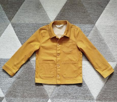Tenká riflová bundička h&m - top stav, h&m,134