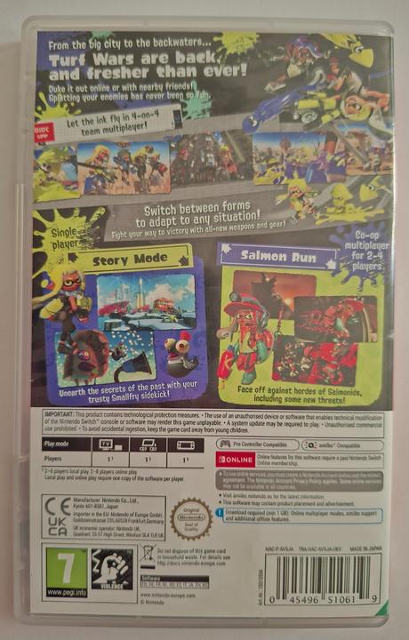 Nintendo switch hra splatoon 3, 