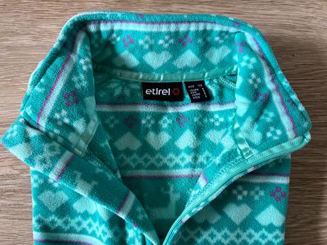 Fleece zimné tričko etirel ako nové, etirel,128