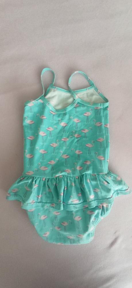 Plavky s čiapkou pre dievčatko, 80