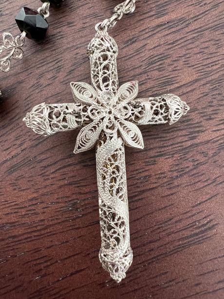 Starožitný ruženec z 19.stor., 