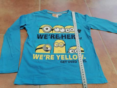 Tričko mimoni, veľ. 122/128, 122