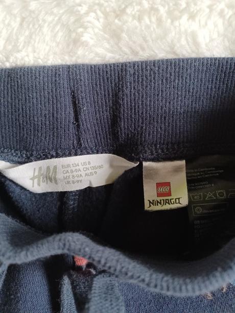 Tepláky lego ninjago h&m veľ.134, h&m,134