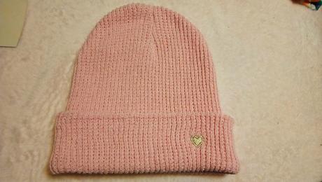 Krásna štruktúra ružová čiapka, 