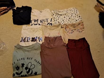 Veľký balík oblecenia pre dievča, 104–116