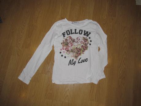 Biele tričko v. 152/158, terranova,152