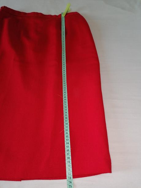 Sukňa jasnočervená, xl