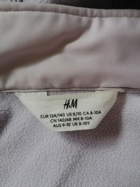 Softshellová bunda, h&m,140