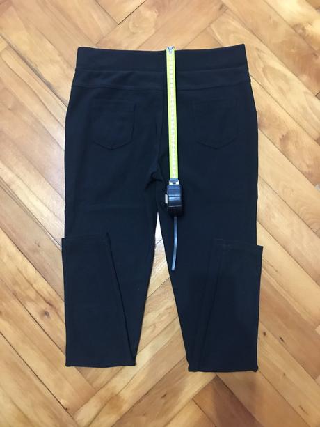 Čierne elastické nohavice / legíny, l