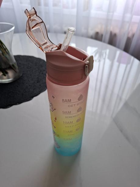 Flaša so slamkou 900ml, 