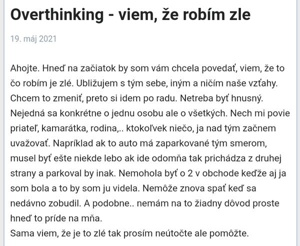 Trpím psychickou poruchou?