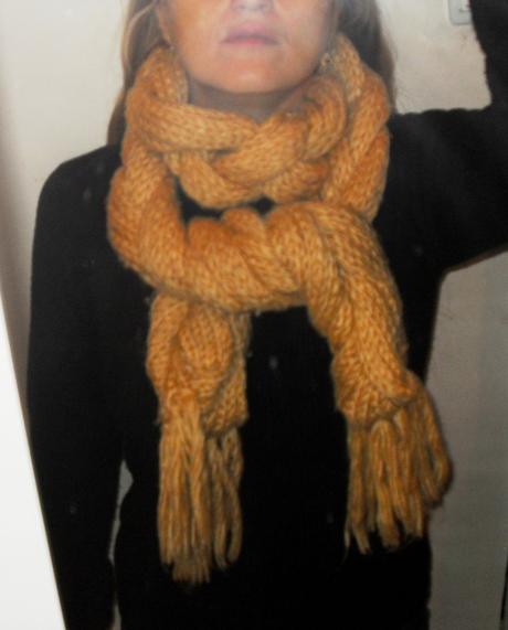 Mäkký a hrubý šáľ-  cca 225cm, 