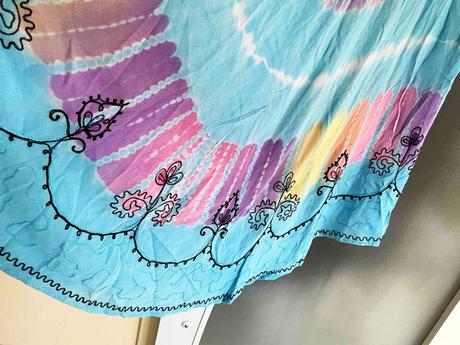 Ľahké letné batikované maxi šaty xl/xxl, xxl