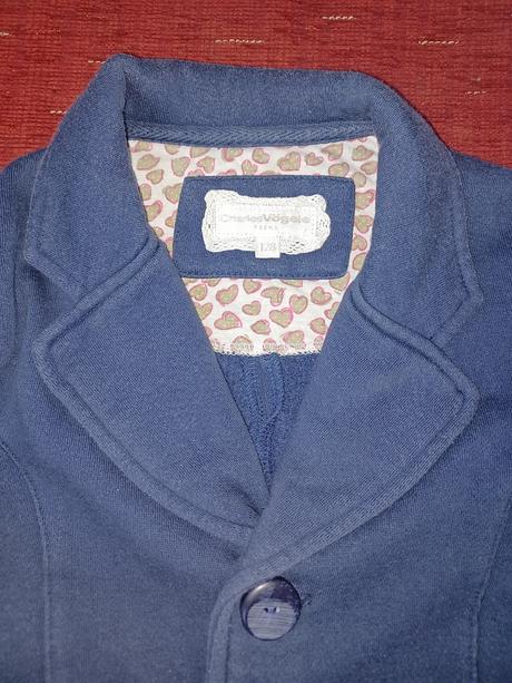 Modré sako mikina, charles vögele,128