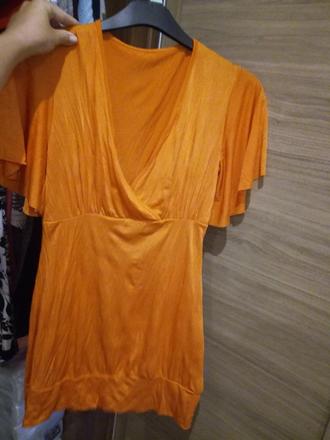 Oranžové letné minišaty, m