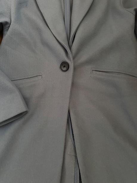 Modrý kabátik bershka, bershka,xs